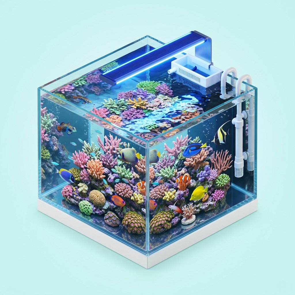 Luxury 3D Glass Aquarium Tank Design